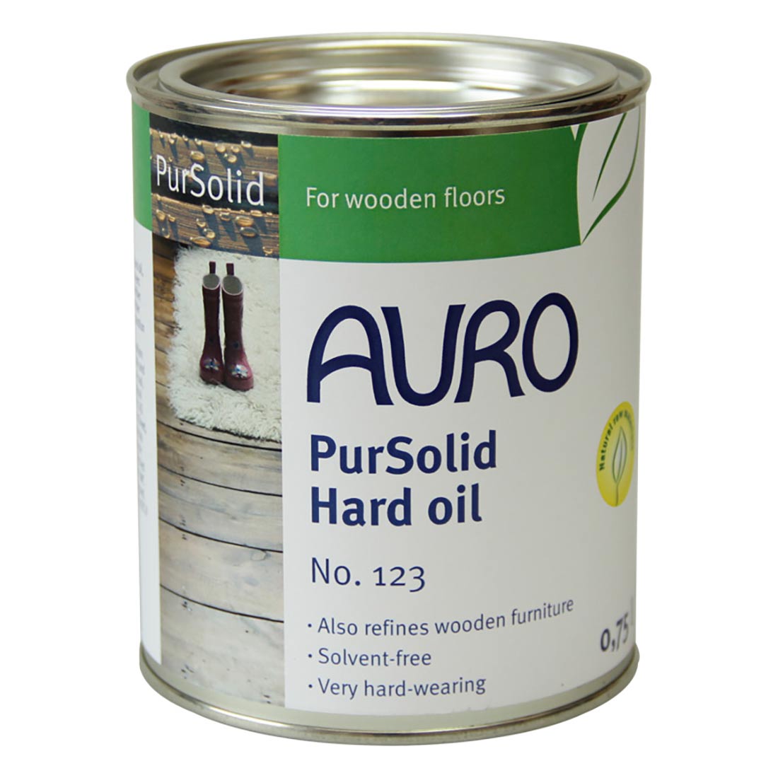 Natural Wood Oil For Wooden Floors - Breathable Hard Oil - Auro 123