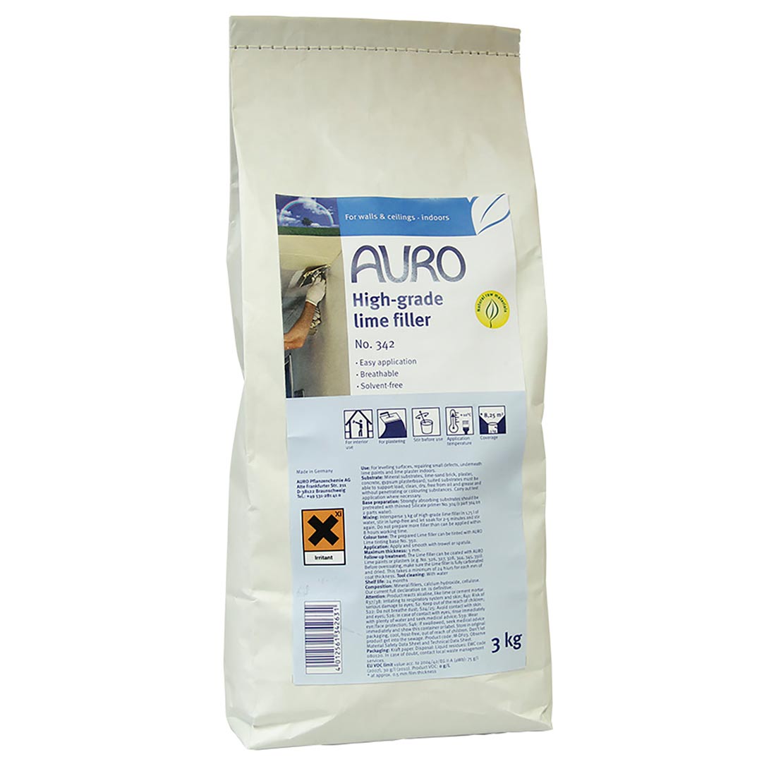 Auro 342 - High Grade Lime Filler for Wall repair