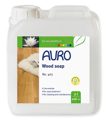 Auro 403 soap lye wooden floors