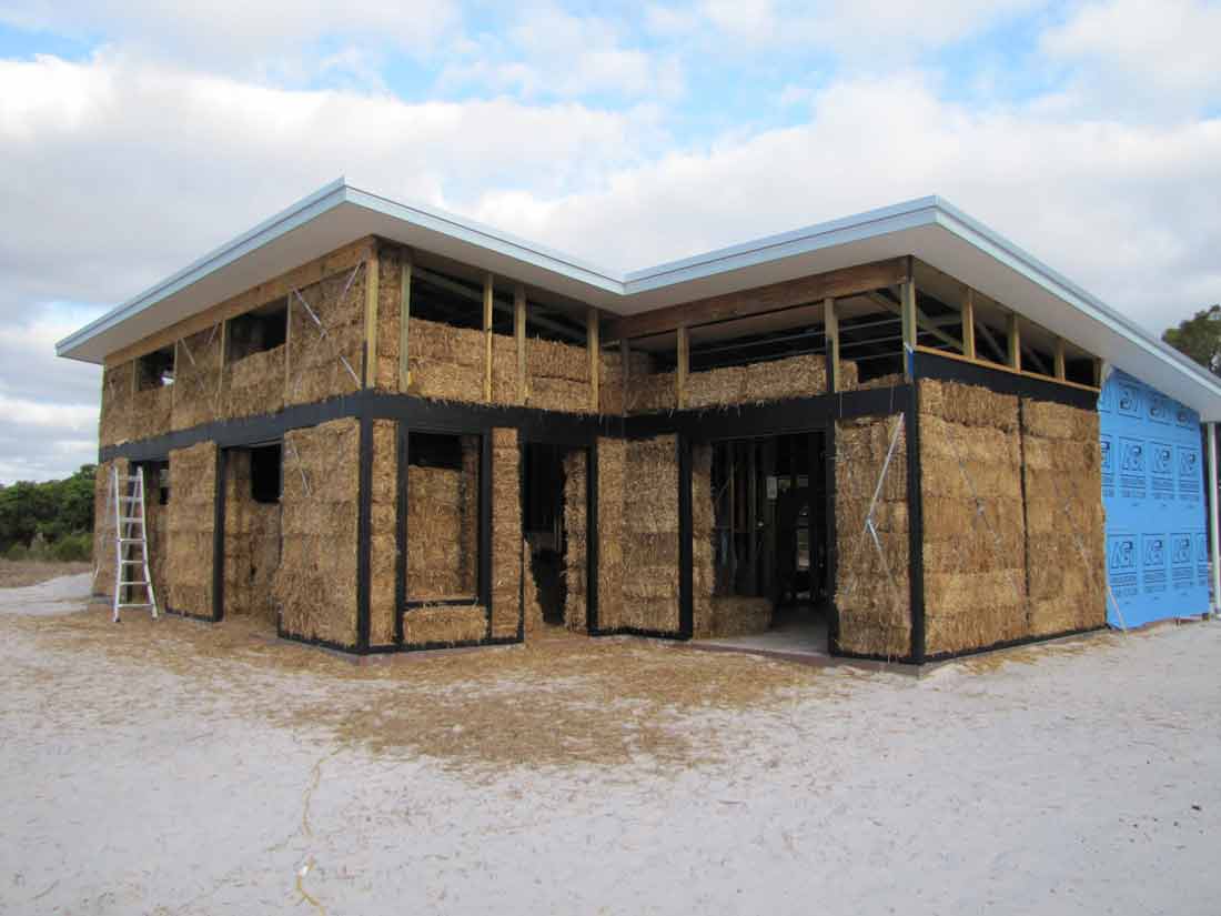 How to build a straw bale house