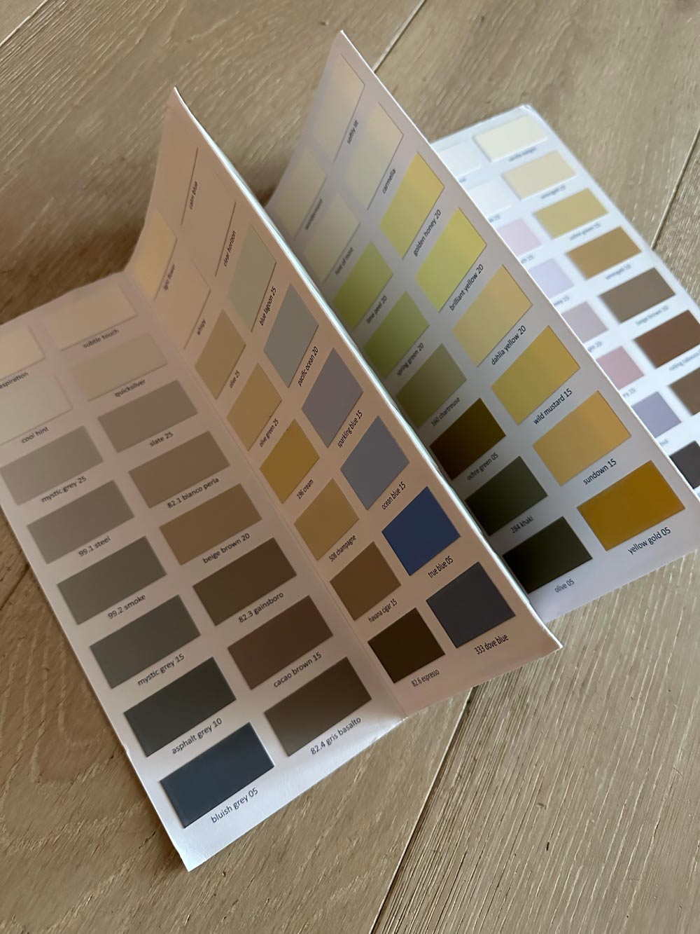 Natural Paint Colour Chart Card - AURO (Free!) - The Organic