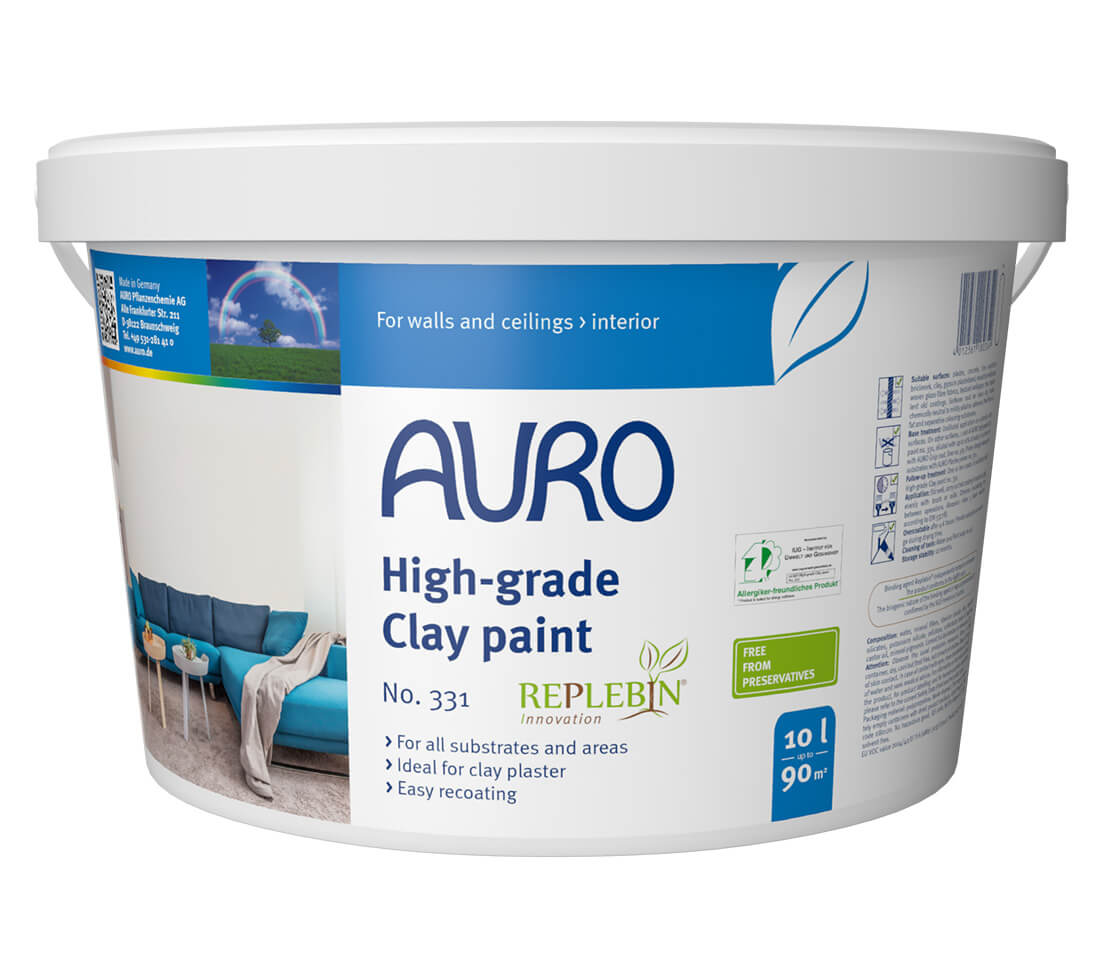 NATURAL CLAY PAINT – AURO 331 – BREATHABLE WHITE