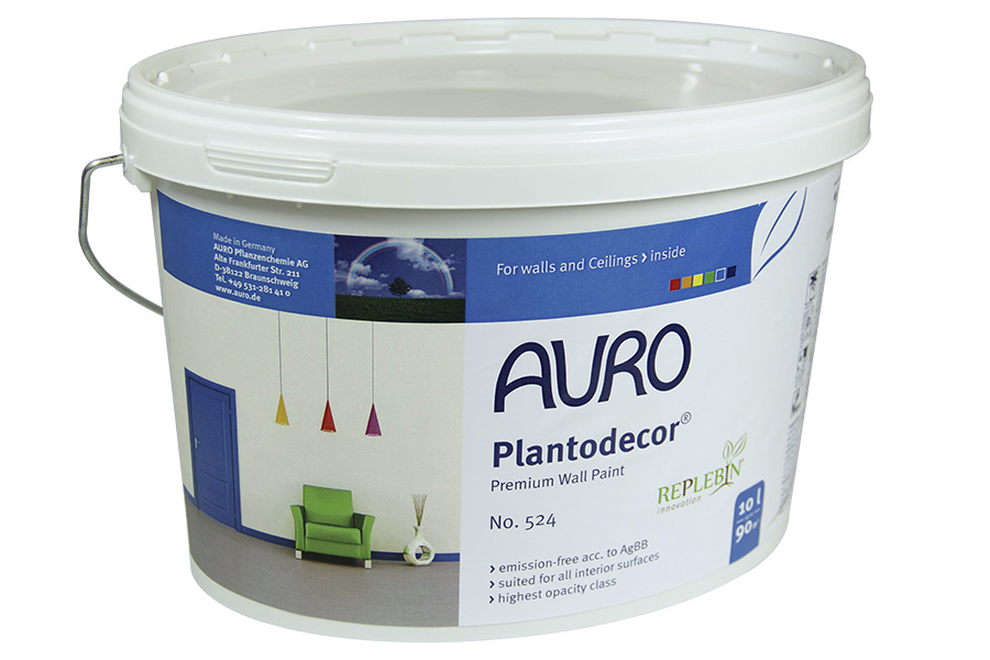 Auro 524 Natural Wall Paint Emulsion in White