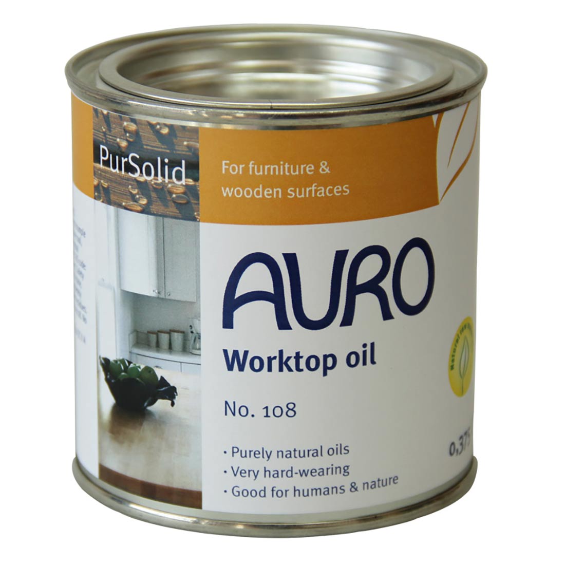 Natural Worktop Oil for Kitchens and Furniture - Auro 108
