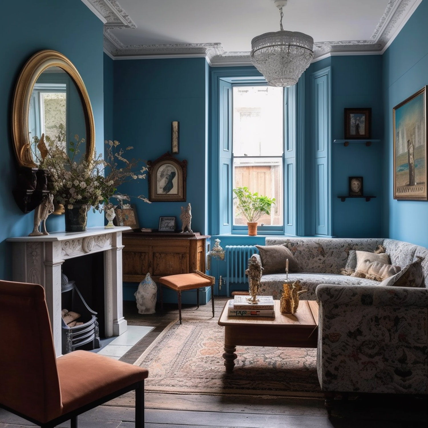 Blue Interior Wall Paint - Interior Design
