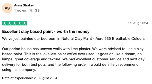 Review of Auro Natural Paint at The Organic & Natural Paint Co