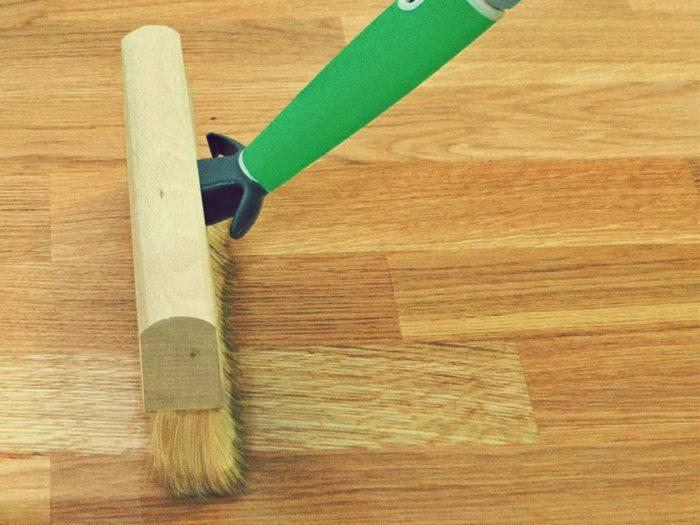 Wooden Floor Brush - 220mm Brush for Floor Oil Application - Osmo