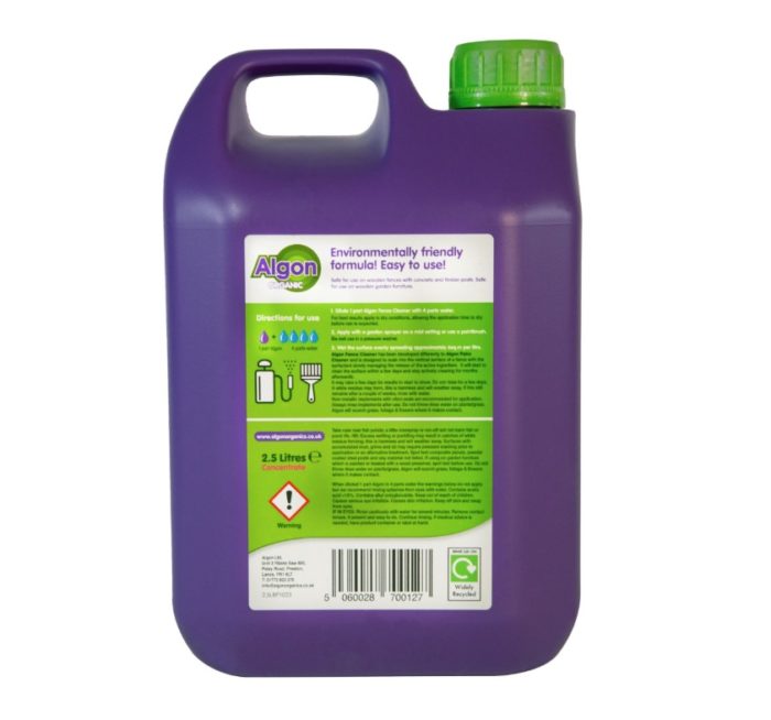 Algon Organic Eco Fence Cleaner 2.5L - Image 4